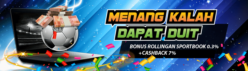 BONUS ROLLINGAN SPORTSBOOK 0.3% & CASHBACK SPORTSBOOK 7%