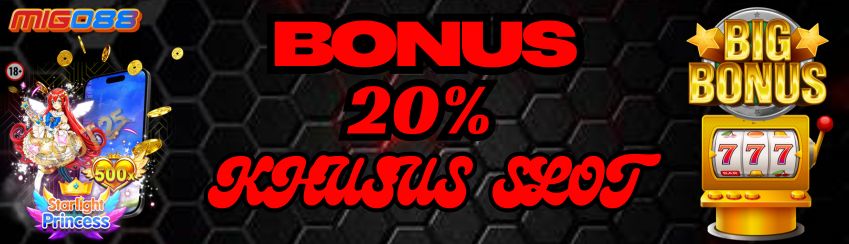 Bonus Saldo 20%